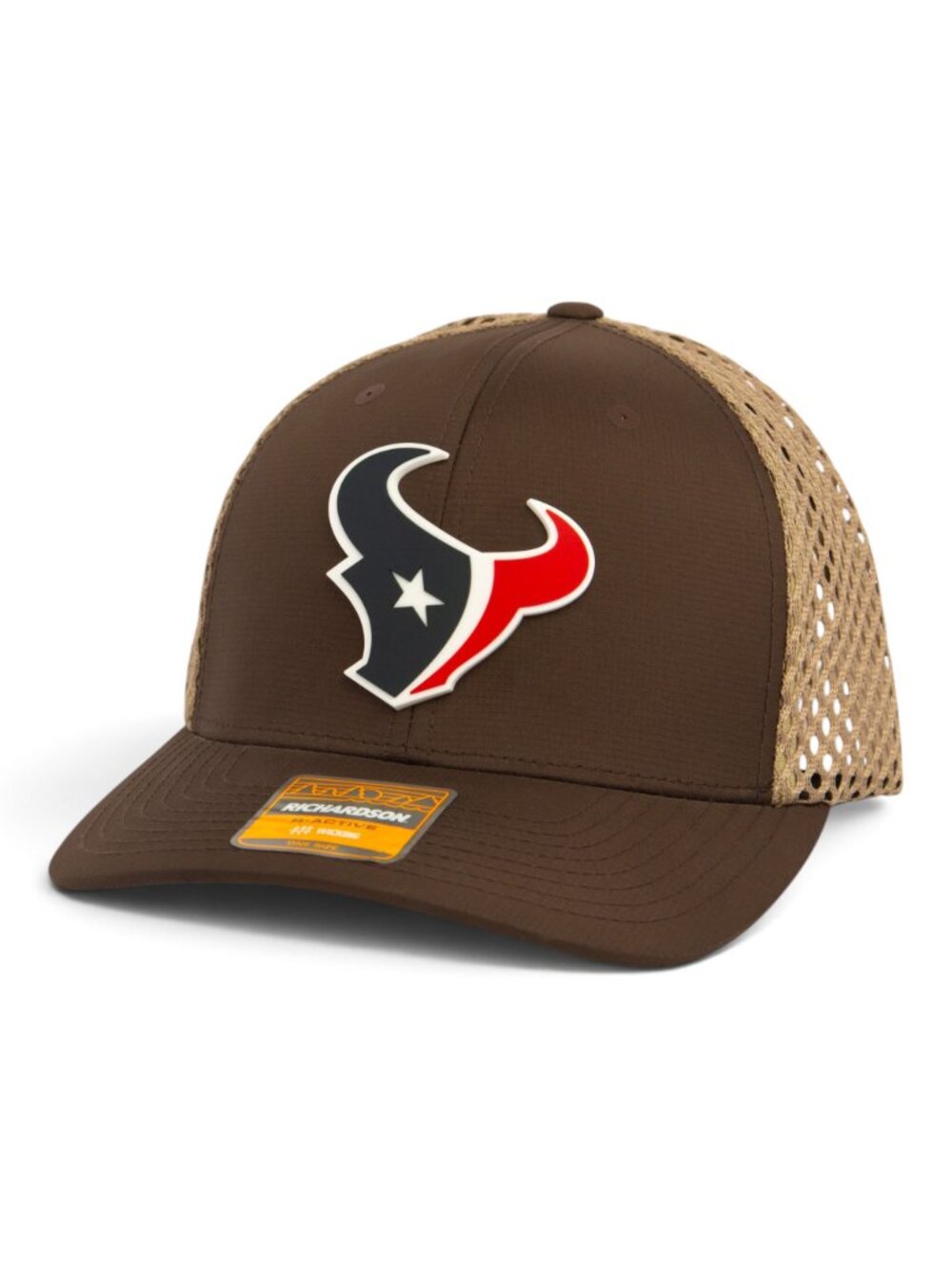 Houston Texans 3D Snapback Tilikum Trucker Hat- Brown/ Tan